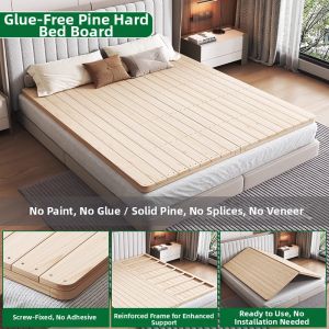 Infant-friendly Moisture-proof Silent Lumbar-protection Wooden Slats Bed Base