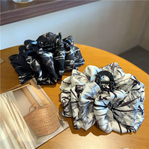 New 2025 Chinese Style Satin Bubble Hair Clip Bamboo Leaf Shark Jaw Bone Hair Accessories Korean Style Fashion Hairpins