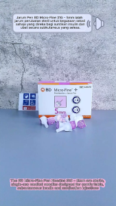 BD Micro-Fine + 5mm 31G Ultra Fines Plus Insulin Jarum Pen Needles 0.25mm x 5mm