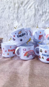 [SG INSTOCK] Personalized Children Plastic Mug with Name Customised Kids Cups Gift Graduation Birthday Christmas