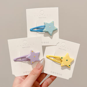 PINK EMPRESS | Colorful Star Childrens Hair Clips