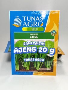 Benih Sawi Caisim Ajeng 20 gram Tunas Agro dataran menengah rendah bibit biji shinta sayur daun hijau bakso hidroponik hydroponik