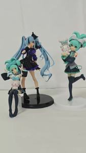 Bandai | Multiple Models Hatsune Miku Anime Figure,Cute Hatsune Miku Figure Collection Action Figure Model Collect Ornaments Xmas Toy