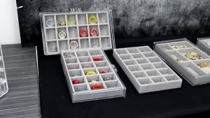 Velvet Jewelry Storage Box Earring Ring Necklace Bracelet Jewelry Display Box Tray Holder for Jewelry Classification Jewelry Box