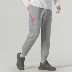 Quần Thể Thao Nam  Ấm Áp Mùa Đông Quần Dài Ống Đứng Rộng Rãi Thường Ngày Có Khóa Kéo Cạp Vừa Bằng Cotton Polyester