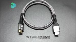 Dây Cáp HDMI Cao Cấp 2.1 Hỗ Trợ Hình Ảnh Video 8K 60Hz / 4K 120Hz Ultra HD HDR 48Gbps cho HDTV PS4 Máy chiếu Máy Tính