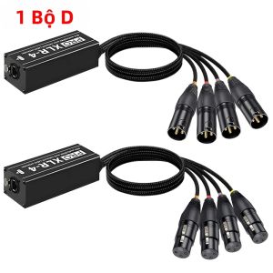Cáp Chuyển Đổi Mạng 4 Kênh STP RJ45 Sang Âm Thanh 5 Chân XLR Bộ Mở Rộng Cáp Mạng Cho DMX Qua Cat5/Cat6 Đầu Chuyển Ethercon Đực-cái