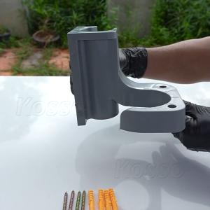 Kosso 2in1 ที่เก็บปืนฉีดน้ำ และเก็บสายยาง ที่แขวนสายยาง แบบติดผนัง ตะขอแขวน หัวฉีดน้ำ (1ชุด) หัวฉีดพ่นน้ำ รดน้ำต้นไม้ ล้างรถ อุปกรณ์เก็บปืนฉีดน้ำ 154 FSA