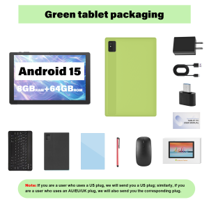Paitanry 10.1" Android 16 Tablet with Keyboard 12GB RAM 128GB ROM Octa Core 1TB Expand 5000mAh WiFi Business Learning Tablet PC