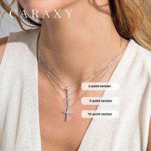 CARAXY | Cultivated Diamond 18K Gold Necklace