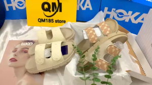 dép quai dán mlb chunky chữ B nam nữ