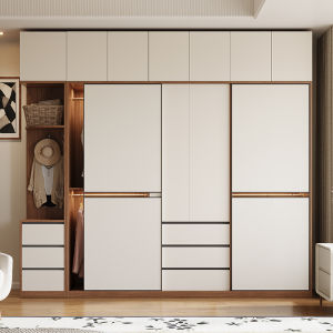 Modern Minimalist Sliding Door Wardrobe Economic Assembly Cabinet Home Use Clothing Closet Adult Childrens Furniture Storage