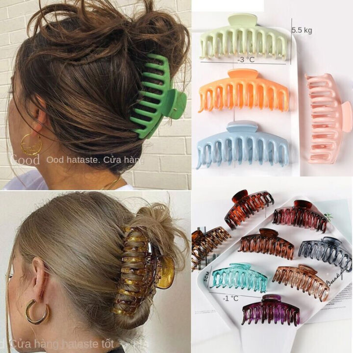 1 Pc Korean Hair Claw Clip Large Barrette Crab Hair Claws Bath Clip