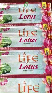 Dupa India Aromaterapi Pouch Plastic - Darshan Life Lotus 35 sticks