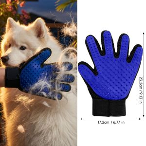 PawPulse【Local Stock】Pet Hair Glove Comb Pet Dog Cat Grooming Cleaning Glove Deshedding Hair remover Massage Brush Animal Supplies Cat Accessoies