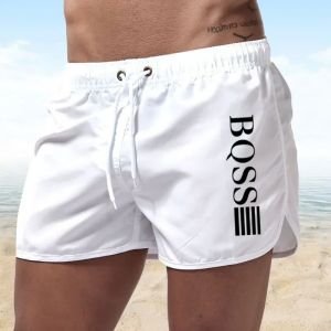Summer Shorts Men Fast Drying Swim Shorts Breathable Net Fast Drying Surf Beach Pants Mens Fitness Pants Elastic Waist Shorts