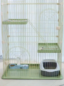 Luxury 4 level big cat cage / Rabbit cage/ Bird Parrot Cage / Pets cage Chinchilla Metal Pet Cage