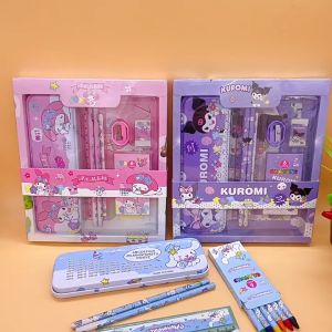 Paket Alat Tulis Set 7 in 1 Set Stationery 7in1 Karakter Kartun Alat Tulis Anak Sekolah Penghapus Pengaris Kotak Pensil Penggaris Crayon avvet