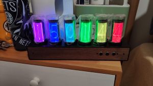 Tube Nixie Clock Modern Creative Design Digital Table Desk Clock Decor Home Decorations Retro Exquisite Glow Tube Clock