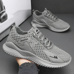 Warrior | Breathable Mens Sneakers Large Mesh