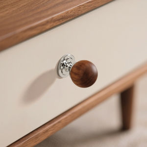 UCUBE | French Luxury Walnut Wood Round Ball Cabinet Handle