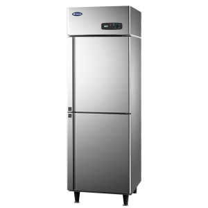 Stand Double-Door Freezer and Refrigerator