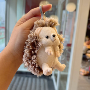 11cm Cute Hedgehog Plush Toys Movie Stuffed Animals Adorable Stuffed Hedgehog Keychain Backpack Pendant Room Decor Birthday Gift