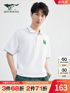 Mens Short Sleeve Polo Shirt Summer New Style Versatile Sport Casual T-shirt Breathable Pure Cotton Standard Fit Modern Style