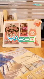Yasen Calling Card Paper A4 White 20 sheets Paper Glitter for DIY Invitation Cards & Craft Projects