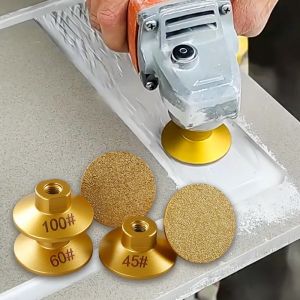 M10 Diamond Brazed Flat Grinding Head Diamond Grinding Disc Marble Stone Polishing Pad Countertop Trimming Rough Abrasive Disc