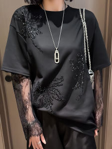 Design Fashionable Versatile Youthful Shiny T-Shirt