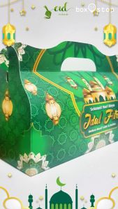 Box Kue IDUL FITRI Jinjing - Dus Roll Cake RAMADHAN -FC - 275x10x18cm (10 pcs)