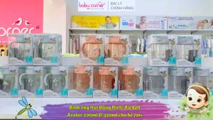 [Chính Hãng] Bình Ống Hút Uống Nước Richell Axstar 200ml 320ml 450ml Cho Bé 7M+