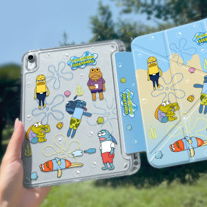 YOUSIDUN |  adapts to iPad protective case 11 Apple tablet air8 protective case mini7 tablet case Air5 with pen slot 3Y folding 10 generations 4 acrylic anti-bending Pro13 inch 9 CASE a16