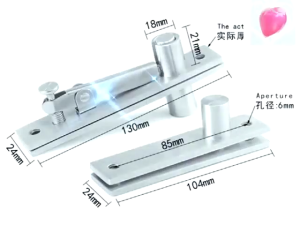 Rotation Door Pivot Hinge 360 Degree Stainless Steel Shaft Heavy Duty Hidden
