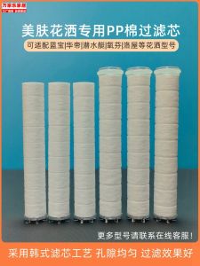 Chlorine Removal Skin Beauty Shower Head Accessory PP Cotton Filter Core Replacement Box for Supe Blue Taidi Home Beauty