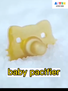 CuddleCove Newborn Baby Pacifier Food Grade Soft Silicone Teether Pacifier Sleep Inducing Tool Bayi