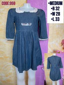 Denim Dress Preloved(ukay-ukay)
