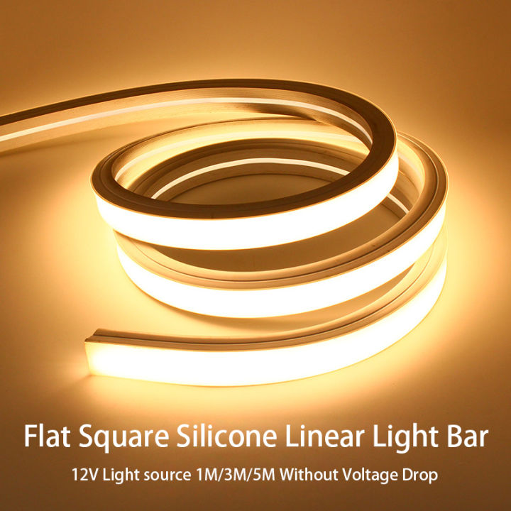 【Free Adapter】Neon LED Strip Light 12V 3M 5M Neon Lights Waterproof