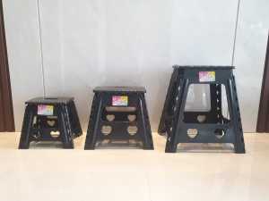 BLACK SERIES Bangku Lipat & Kursi Lipat Serbaguna