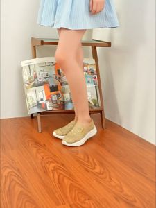 Joy&Mario Womens Mesh Breathable Floral Sneakers