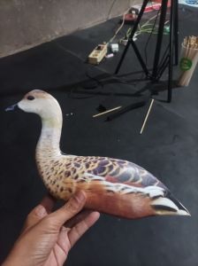 JONTROT BELIBIS BERBURU EFEKTIF PATUNG WALIWIS BURUNG RAWA pikat belibis kembang mirip asli