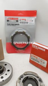 (5TP) PAKET 3 JENIS MANGKOK GANDA 18T+ GANDA ASSY + PLAT KOPLING JUPITER Z JUPITER Z BURHAN VEGA