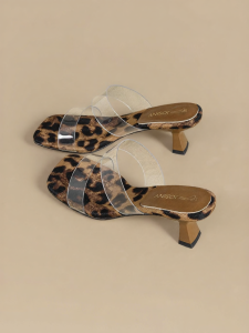 Josiny | Summer Matchable Leopard Pattern Strappy Sandals