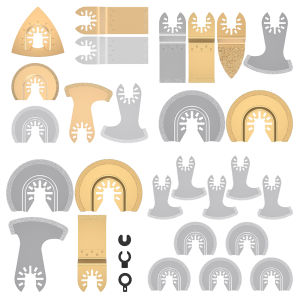 10/4pcs Diamond Oscillating Multitool Blade Quick Change Carbide Grinding Blades for Wood Plastic Polish Cement Grit Saw Blade