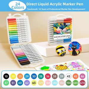 Touch mark | Anti-bleed Layer-friendly Water-washable Soft Tip Markers
