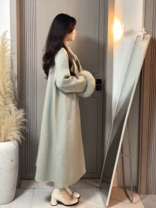 CHANGTONG | Korean Style Premium Warm Mid-length Coat