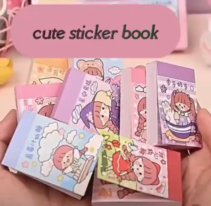 50sheets Cute Cartoon Sticker Book Girls Journal Hand Account Material DIY Scrapbook Sticker
