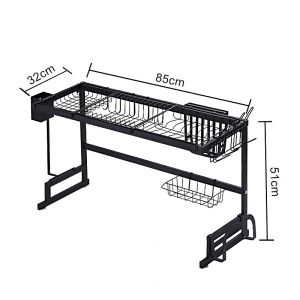 Kitchen Dish Rack Stainless Steel