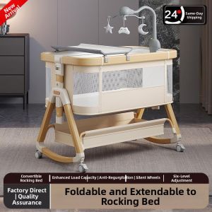 Portable Multifunctional 2-in-1 Crib Foldable